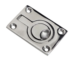 Ручка палубная потайная 62х44 мм нержавеющая сталь (A271601)